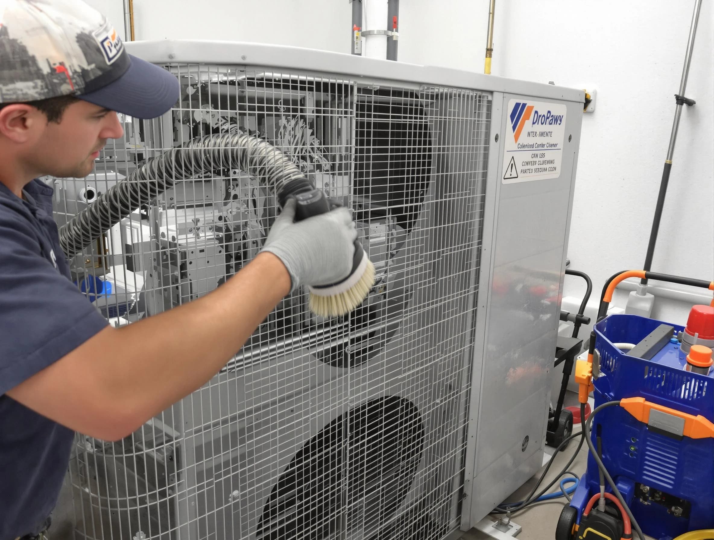 Cullman Air Duct Cleaning specialist performing precision AC coil cleaning for improved system performance in Cullman