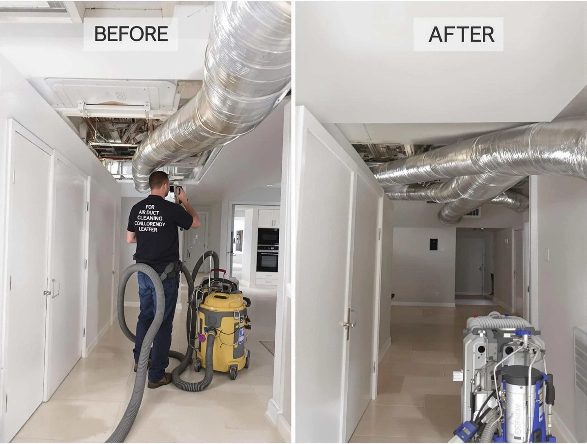 Cullman Air Duct Cleaning professional performing thorough air duct cleaning in Cullman
