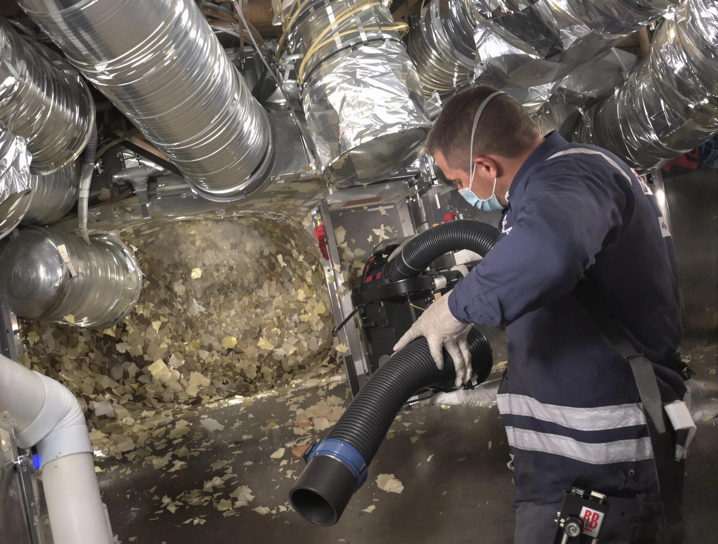 Cullman Air Duct Cleaning specialist operating negative pressure cleaning equipment for thorough duct maintenance in Cullman
