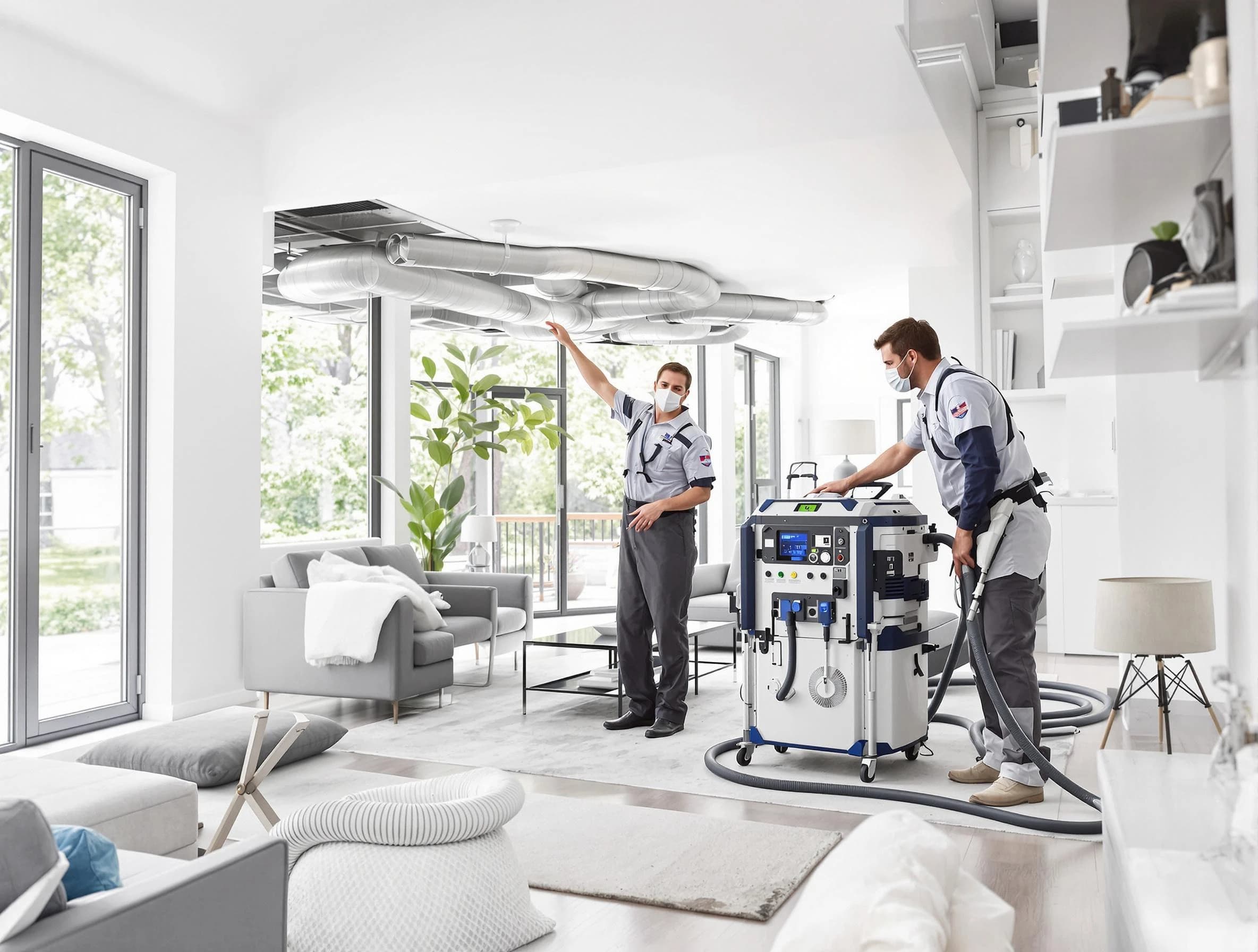 Cullman Air Duct Cleaning professional conducting pure air duct cleaning with state-of-the-art equipment in Cullman