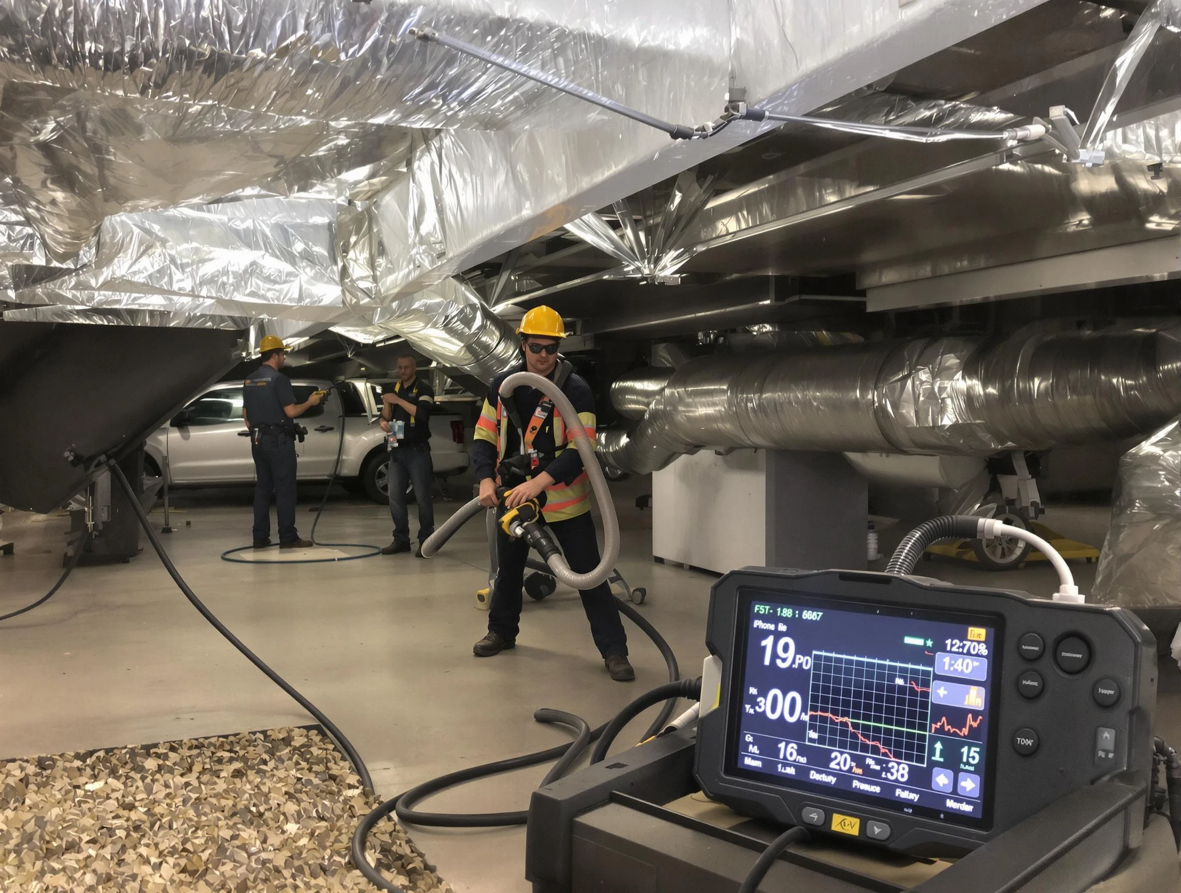 Professional negative pressure duct cleaning by Cullman Air Duct Cleaning in Cullman