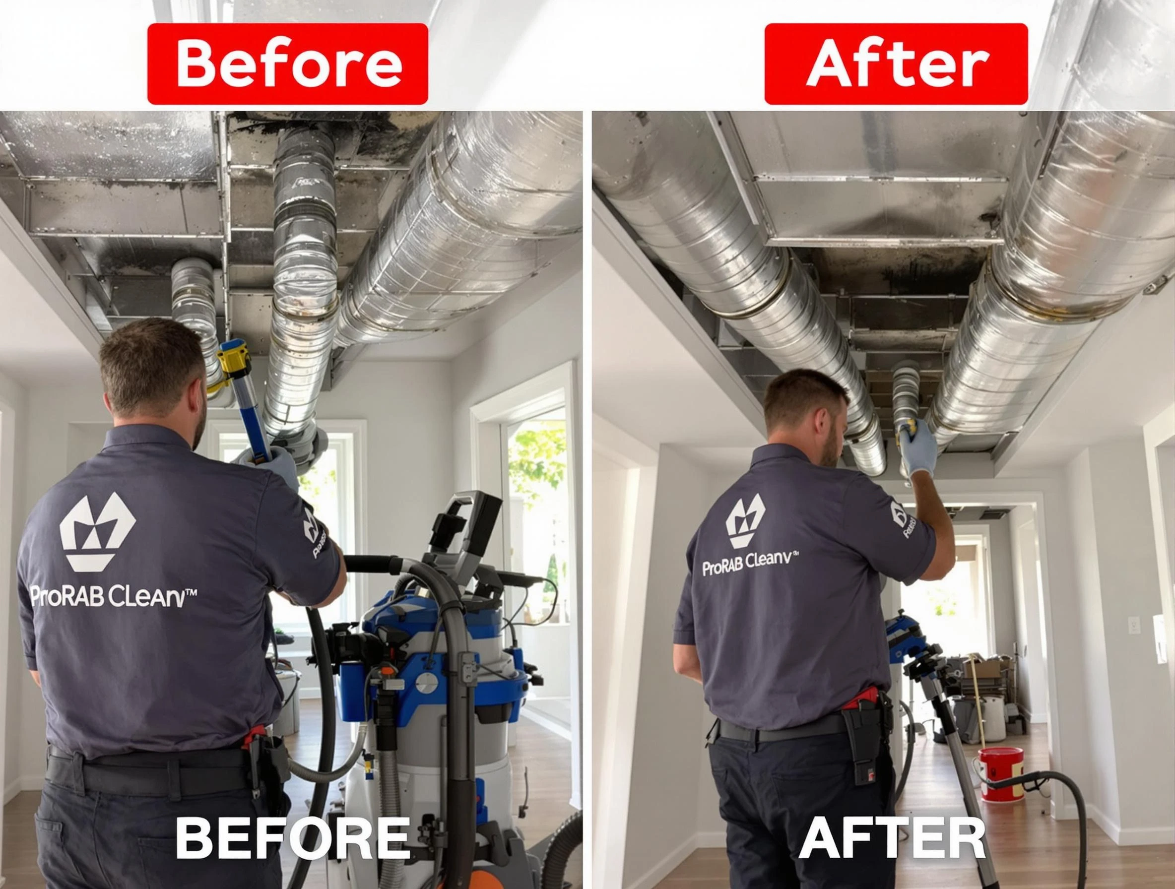 Cullman Air Duct Cleaning expert performing thorough residential duct cleaning in a Cullman home